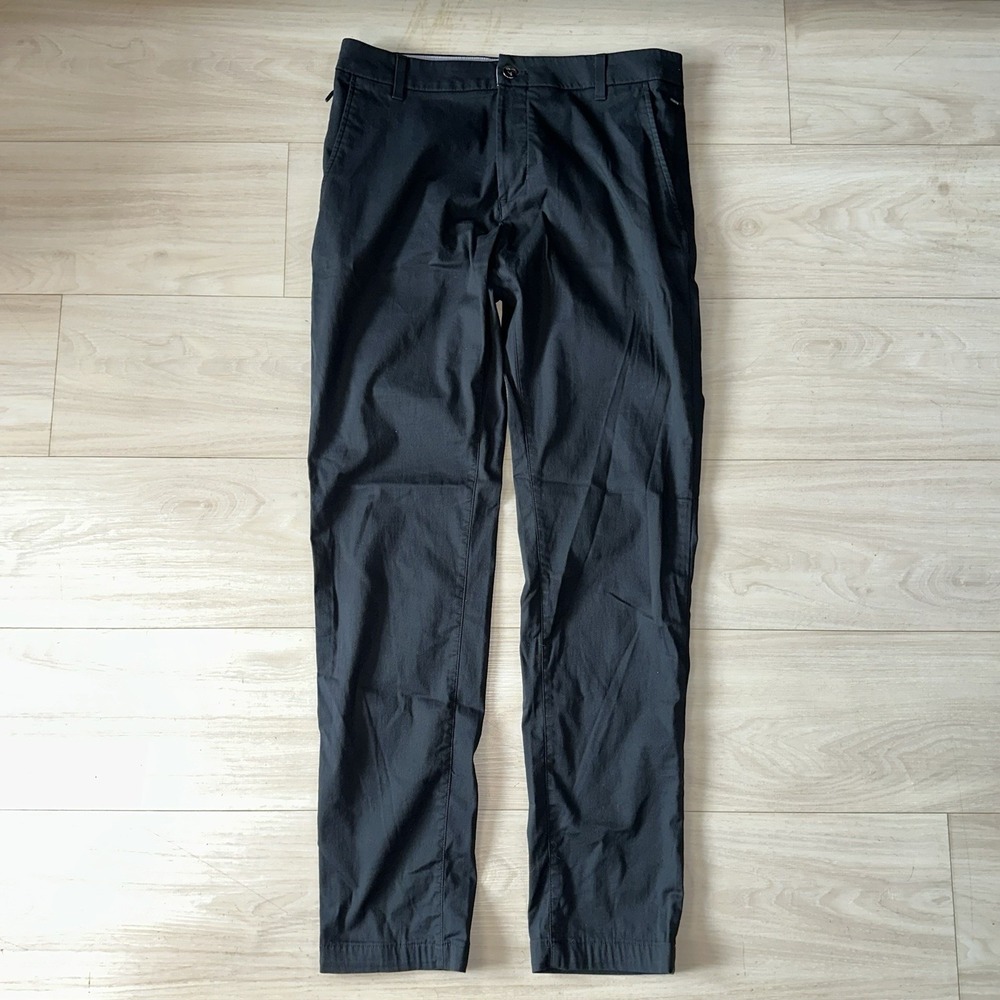 Birddogs Pants Men 32x31 Navy Blue UnLined Chino Stretch Zip Pocket‎ Athleisure